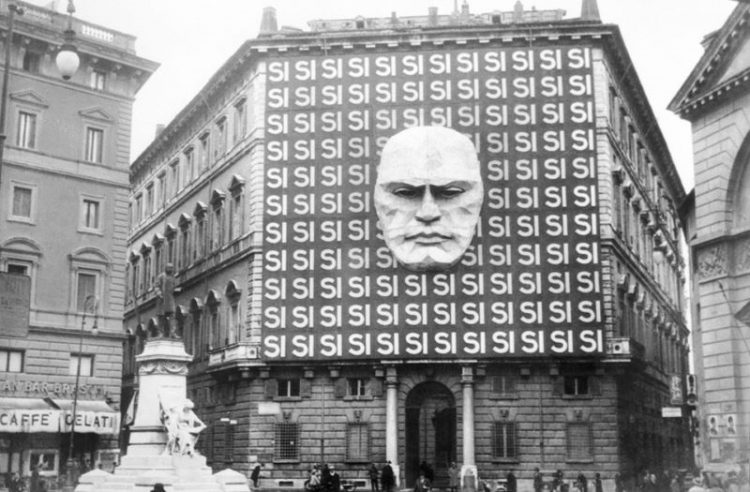 1934 palatstso Braski Benito Mussolini
