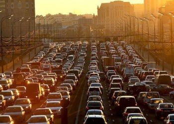 Санкт-Петербург Россия пробки на дорогах