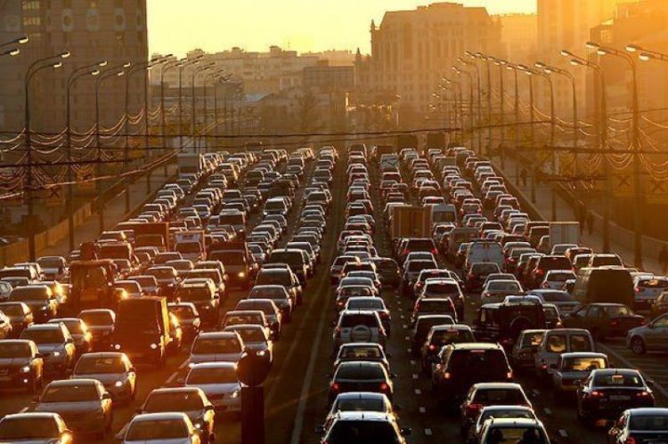 Санкт-Петербург Россия пробки на дорогах
