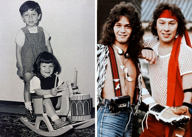 Алекс и Эдди Ван Хален_Alex and Eddie Van Halen_legendy roka v detstve i molodosti