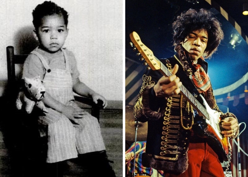 Джими Хендрикс_Jimi Hendrix_legendy roka v detstve i molodosti